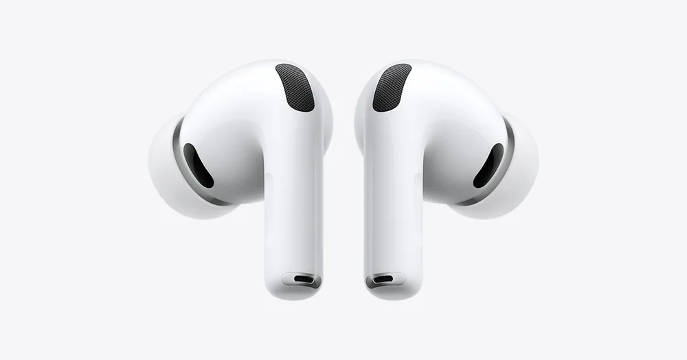 AirPods Pro earbuds, front view