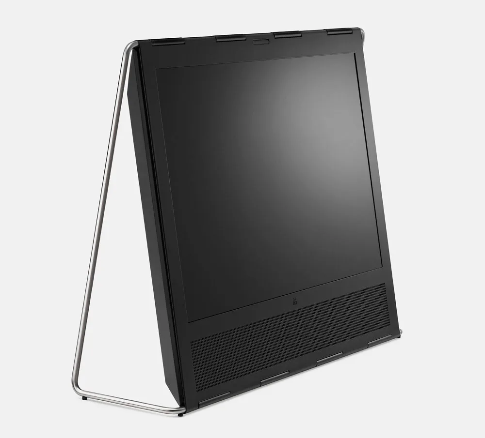 BeoPlay V1 on tubular floor stand