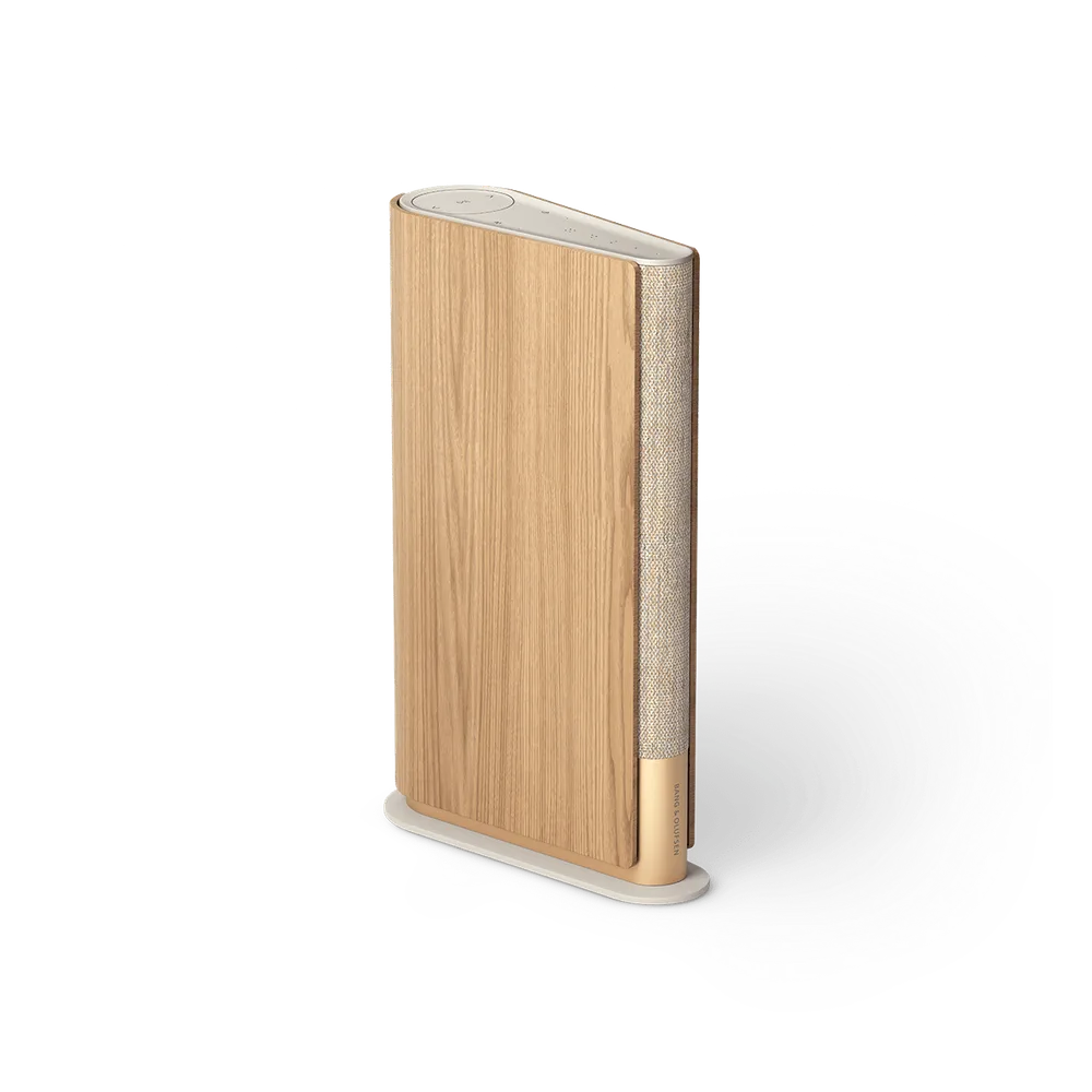 Bang & Olufsen Beosound Emerge book-shaped speaker in oak