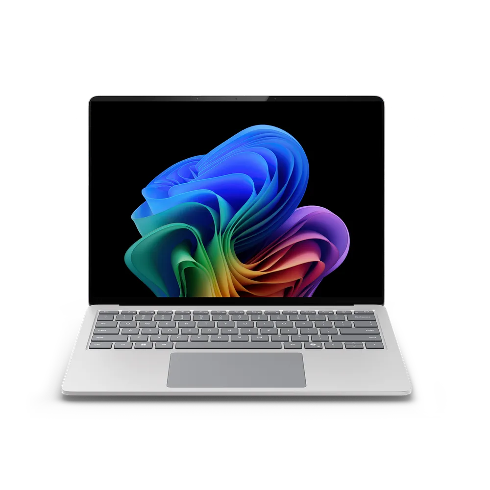 Microsoft Surface Laptop in platinum, front view
